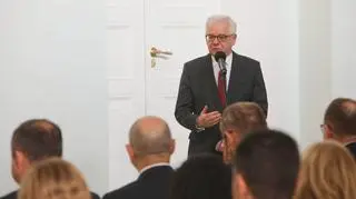 Jacek Czaputowicz podczas spotkania z ambasadorami RP