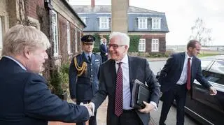Jacek Czaputowicz spotkał się z Borisem Johnsonem