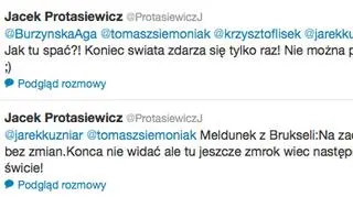 Jacek Protasiewicz na Twitterze