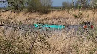 Jacht płynął kanałem