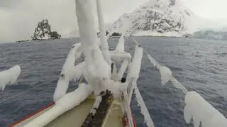 Jacht zmierza na południe