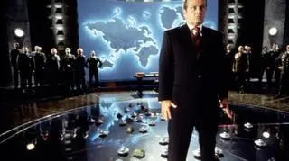 Jack Nicholson w filmie "Marsjanie atakują", w którym zagrał też Jerzy Skolimowski