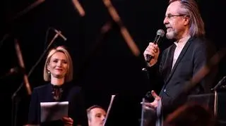 Jan A.P. Kaczmarek podczas wczorajszej premiery "EMIGRY"  w Gdyni