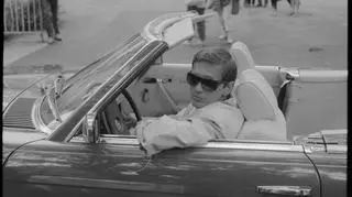 Jan Englert na planie " Dziewczyny z hotelu Ex..." w Sopocie 