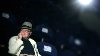 Jan Nowicki w kinie, fot. PAP/Adam Warżawa