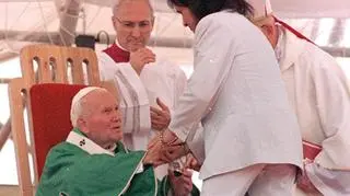Jan Paweł II w czasie wizyty w Brazylii w 1997r. 
