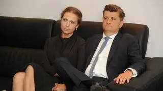 Janusz Palikot i Monika Kubat