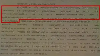 Jarosław Kaczyński podczas posiedzenia Komisji Praw Człowieka: Chciałbym się zdystansować