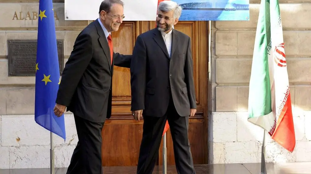 Javier Solana i Sajed Dżalili/EPA/PAP