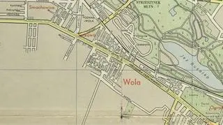 Jedna z linii zapewniała połączenie między Ogrodami a Smochowicami (plan z 1966 r