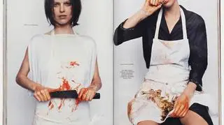 Jedna z najgłośniejszych sesji, którą Roitfeld stworzyła z Mario Testino dla "The Face" (fot. Rizzoli)