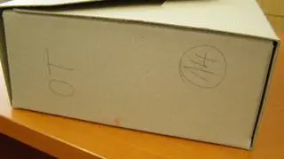 Jedna z teczek z praskiego archiwum