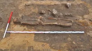 Jedne z odnalezionych przez archeologów szczątki
