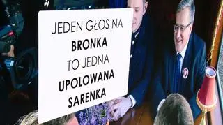 Jedno z haseł krytycznych wobec Komorowskiego 