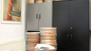 Jedno z pomieszczeń archiwum MTP