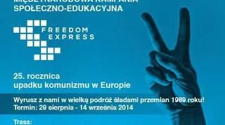 Jednym z elementów kampanii będzie dwutygodniowa podróż przez sześć krajów byłego bloku wschodniego