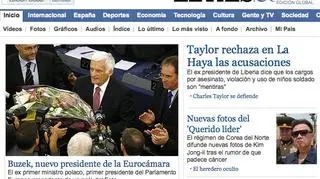 Jerzy Buzek - najważniejsza wiadomość w hiszpańskim "El Pais"