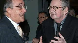 Jerzy Koenig i Jerzy Grzegorzewski (fot. Andrzej Rybczyński/PAP)