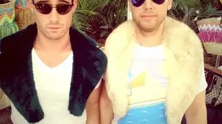 Jeszcze jako narzeczeni: Michael i Lance