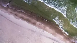 Jeszcze pusta plaża 