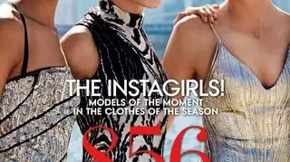 Joan Smalls (pierwsza po lewej) - amerykański "Vogue", wrzesień 2014