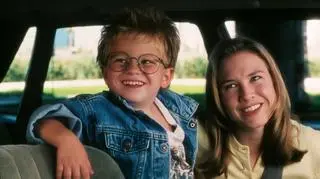 Jonathan Lipnicki jako Ray Boyd i Renée Zellweger jako jego matka Dorothy Boyd w hicie "Jerry Maguire" 