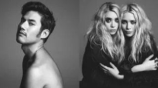 Joseph Altuzarra oraz Mary-Kate i Ashley Olsen (fot. CFDA)