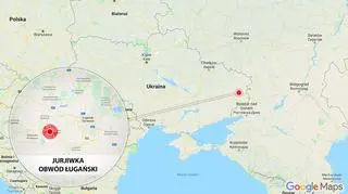 Jurjiwka w obwodzie ługańskim na Ukrainie