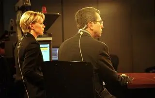 Justyna Pochanke i Grzegorz Miecugow