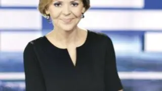 Justyna Pochanke - jedna z osób prowadzących "Fakty"