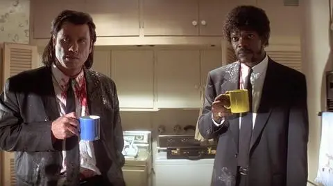 Kadr z filmu Tarantino "Pulp Fiction"