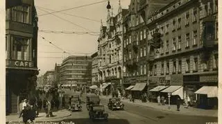 Kamienice, które jeszcze w latach 40. XX wieku stały w miejscu dzisiejszej Kościuszkowskiej Dzielnicy Mieszkaniowej