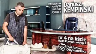 Kandydat, co żadnej pracy się nie boi