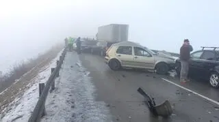 Karambol na Dolnym Śląsku
