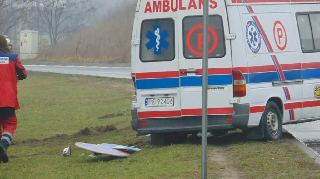 Karetka ścięła znak
