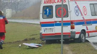 Karetka ścięła znak