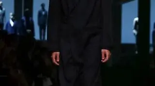 Karol Sapiński na pokazie Ermenegildo Zegna wiosna-lato 2015
