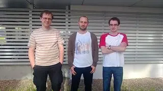 Karol Stosik, Paweł Nowakowski i Mateusz Nowak tworzący drużynę WeRule na co dzień studiują na PG