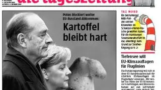 "Kartofel pozostaje twardy" pisał TAZ w grudniu 2006, gdy szczyt Trójkata Weimarskiego doszedł do skutku