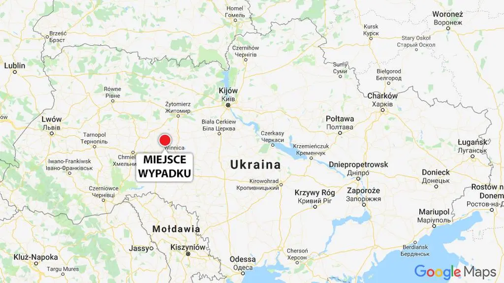 Katastrofa myśliwca Su-27. Miejsce wypadku