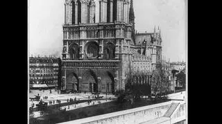Katedra Notre Dame na archiwalnych zdjęciach