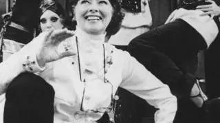 Katherine Hepburn jako Coco Chanel w musicalu w 1969 roku (fot. Sadler's Wells)