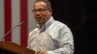 Keith Ellison, czarnoskóry muzułmanin, jest wśród kandydatów na lidera demokratów