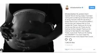 Khloe Kardashian potwierdziła, że spodziewa się dziecka
