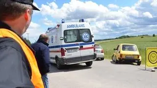 Kibic stał w niedozwolonym miejscu 