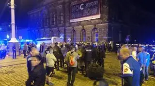 Kibice starli się z policją