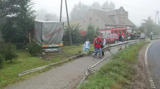 Kierowca ciężarowki nie żyje