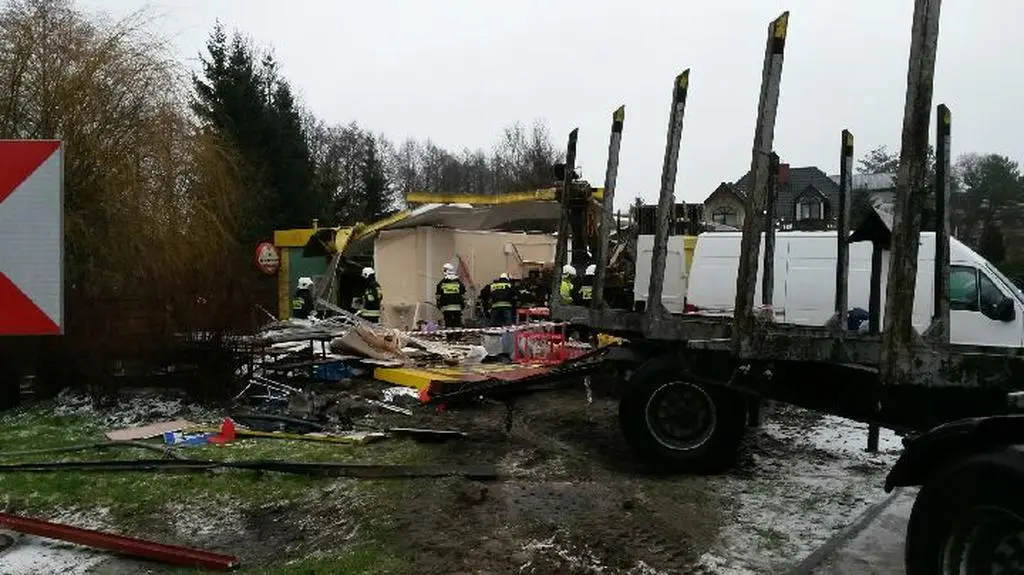 Kierowca miał wpaść w poślizg 