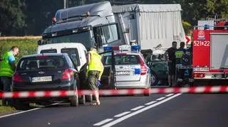 Kierowca tira był trzeźwy