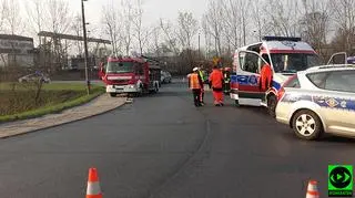 Kierowca wjechał do rowu 